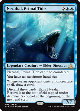 Nezahal, Primal Tide - Rivals of Ixalan Spoiler