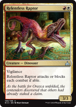 Relentless Raptor - Rivals of Ixalan Spoiler