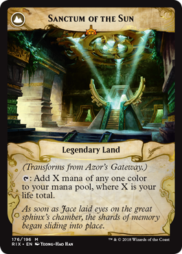 Sanctum of the Sun - Rivals of Ixalan Spoiler