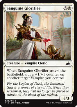 Sanguine Glorifier - Rivals of Ixalan Spoiler