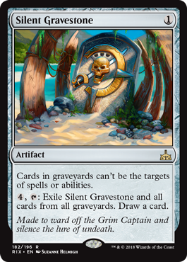 Silent Gravestone - Rivals of Ixalan Spoiler