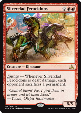 Silverclad Ferocidons - Rivals of Ixalan Spoiler