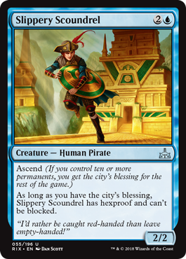 Slippery Scoundrel - Rivals of Ixalan Spoiler