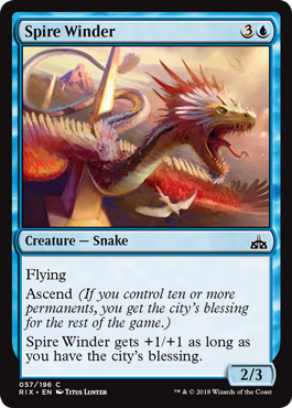 Spire Winder - Rivals of Ixalan Spoiler