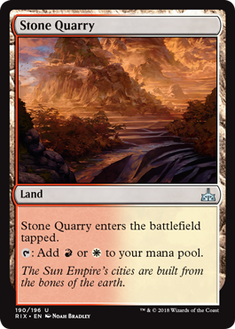 Stone Quarry - Rivals of Ixalan Spoiler