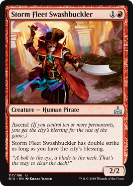 Storm Fleet Swashbuckler - Rivals of Ixalan Spoiler