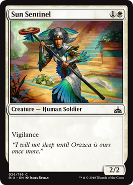 Sun Sentinel - Rivals of Ixalan Spoiler