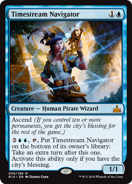 Timestream Navigator - Rivals of Ixalan Spoiler