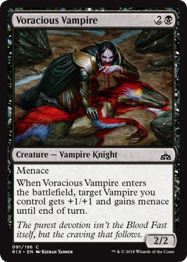 Voracious Vampire - Rivals of Ixalan Spoiler