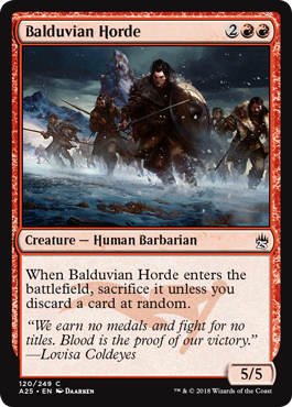 Balduvian Horde - Masters 25 Spoiler