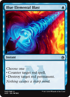 Blue Elemental Blast - Masters 25 Spoiler