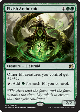 Elvish Archdruid - Elves vs Inventors Spoiler