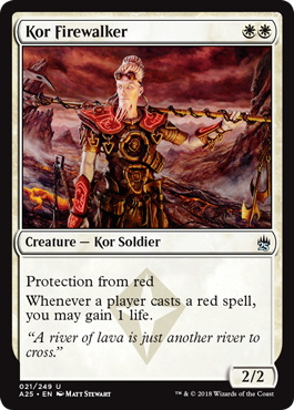 Kor Firewalker - Masters 25 Spoiler