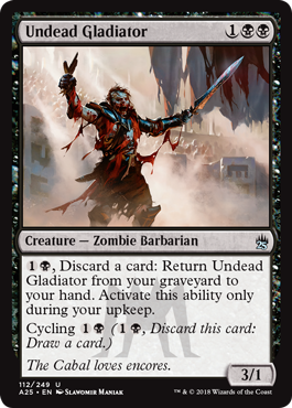 Undead Gladiator - Masters 25 Spoiler