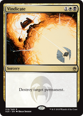 Vindicate - Masters 25 Spoiler