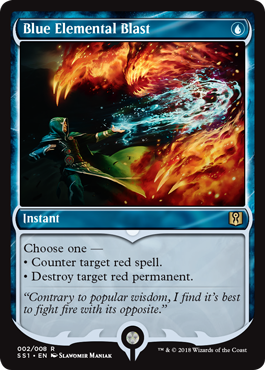 Blue Elemental Blast - Signature Spellbook Jace Spoiler