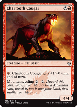 Chartooth Cougar - Masters 25 Spoiler