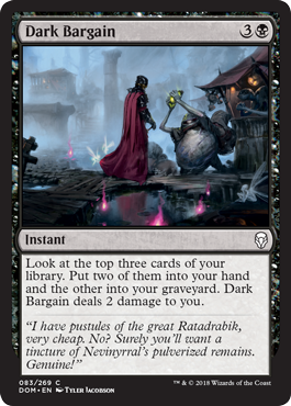 Dark Bargain - Dominaria Spoiler