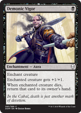 Demonic Vigor - Dominaria Spoiler