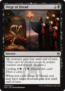 Dirge of Dread - Masters 25 Spoiler