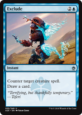 Exclude - Masters 25 Spoiler