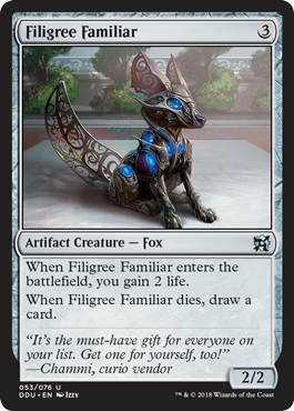 Filigree Familiar - Elves vs Inventors Spoiler