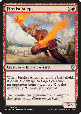 Firefist Adept - Dominaria Spoiler