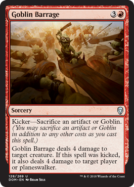 Goblin Barrage - Dominaria Spoiler