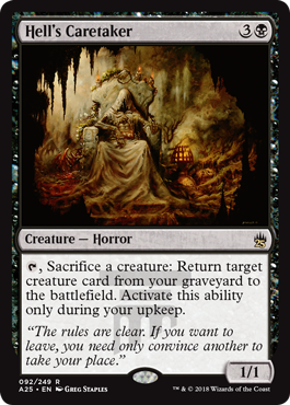 Hell's Caretaker - Masters 25 Spoiler