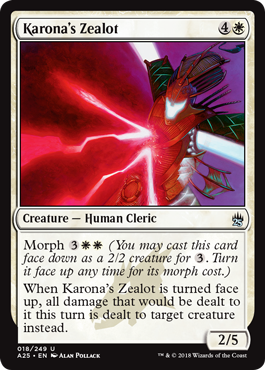 Karona’s Zealot - Masters 25 Spoiler