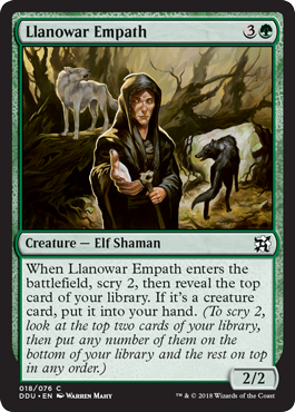 Llanowar Empath - Elves vs Inventors Spoiler