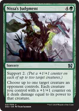 Nissa's Judgment - Elves vs Inventors Spoiler