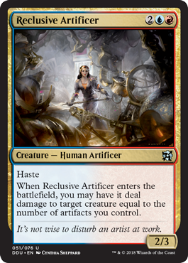 Reclusive Artificer - Elves vs Inventors Spoiler