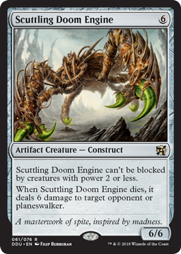 Scuttling Doom Engine - Elves vs Inventors Spoiler