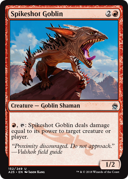 Spikeshot Goblin - Masters 25 Spoiler