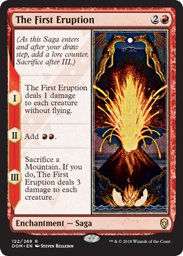 The First Eruption - Dominaria Spoiler