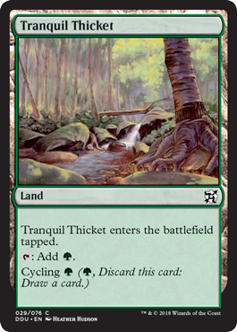 Tranquil Thicket - Elves vs Inventors Spoiler