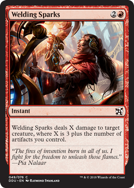 Welding Sparks - Elves vs Inventors Spoiler