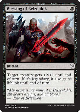 Blessing of Belzenlok - Dominaria Spoiler