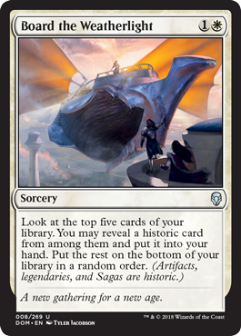 Board the Weatherlight - Dominaria Spoiler