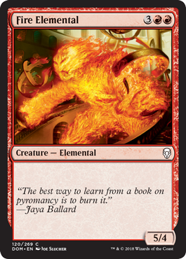 Fire Elemental - Dominaria Spoiler