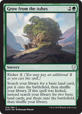 Grow from the Ashes - Dominaria Spoiler