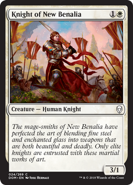 Knight of New Benalia - Dominaria Spoiler