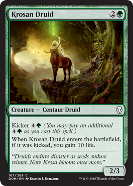 Krosan Druid - Dominaria Spoiler