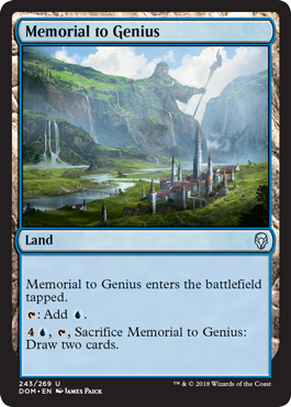 Memorial to Genius - Dominaria Spoiler