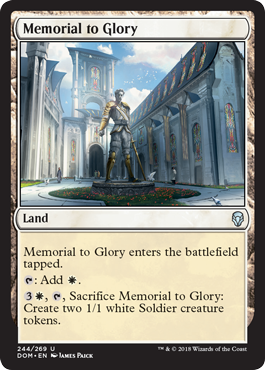 Memorial to Glory - Dominaria Spoiler