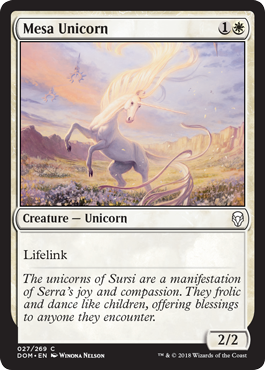 Mesa Unicorn - Dominaria Spoiler