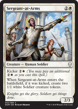 Sergeant-at-Arms - Dominaria Spoiler