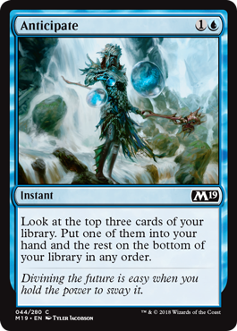 Anticipate - Core Set 2019 Spoiler