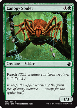 Canopy Spider - Battlebond Spoiler